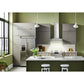 Broan BWS1304SS 30" 450 CFM Stainless Steel Convertible Wall-Mount Low Profile Pyramidal Chimney Hood
