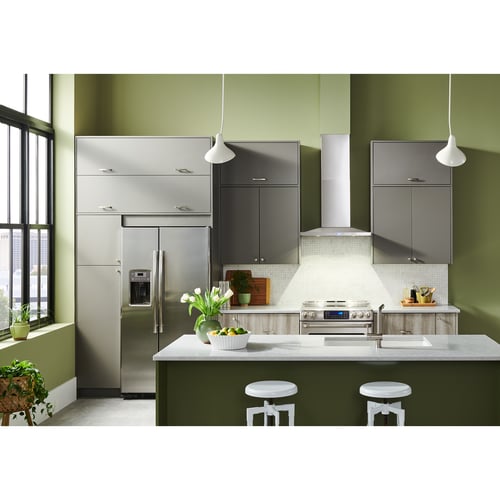 Broan BWS1304SS 30" 450 CFM Stainless Steel Convertible Wall-Mount Low Profile Pyramidal Chimney Hood