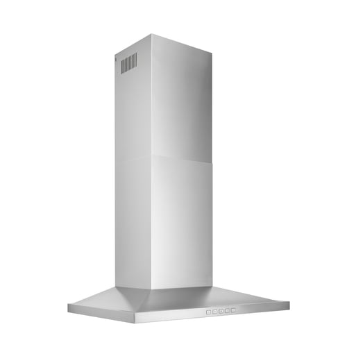 Broan BWS1304SS 30" 450 CFM Stainless Steel Convertible Wall-Mount Low Profile Pyramidal Chimney Hood