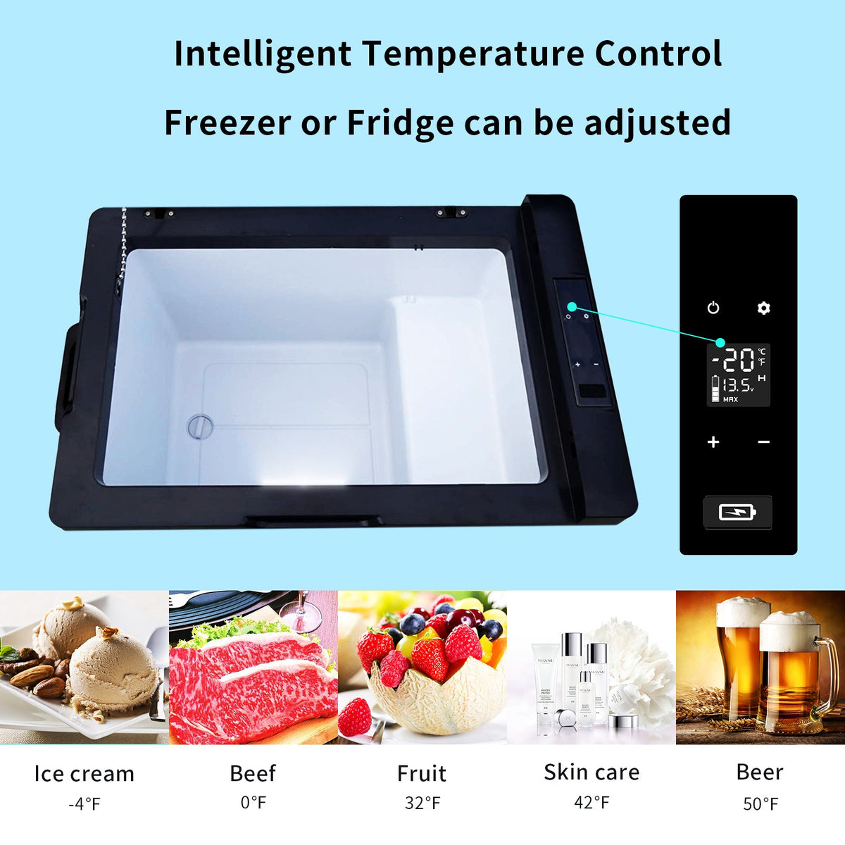 Alpicool C40 35L/38QT Portable Car Fridge