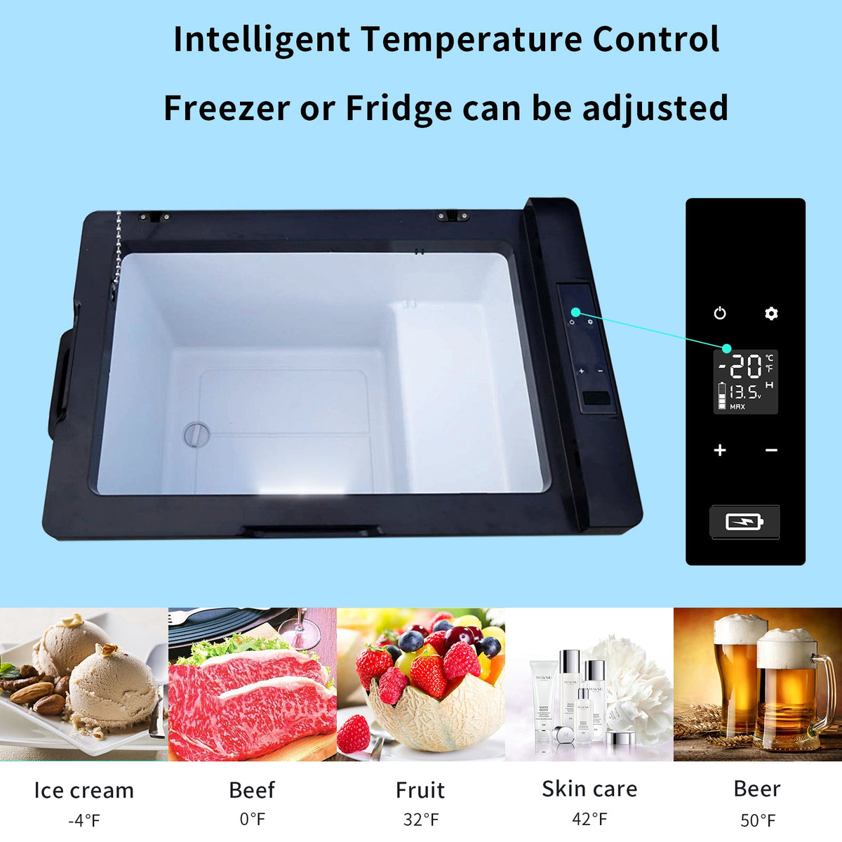 Alpicool C50 44L/47QT Portable Car Fridge