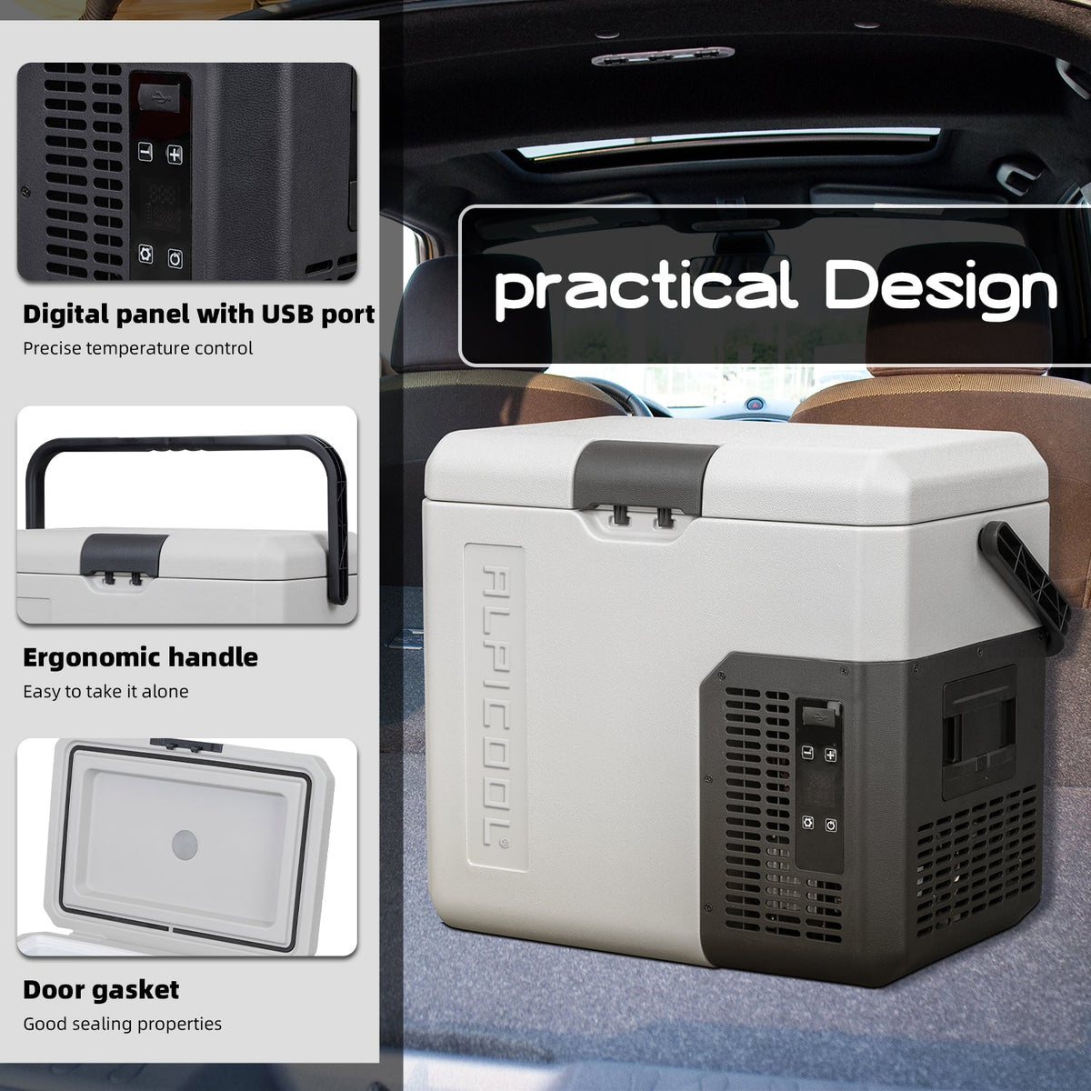 Alpicool P18 17.6L/19QT Portable Car Fridge