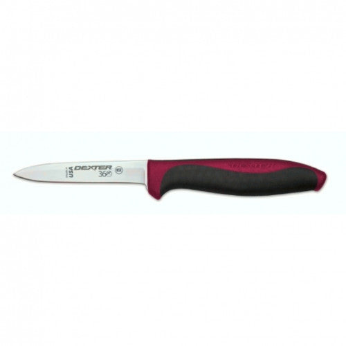 Dexter Russell 360 Series 4" Red Handle Paring Knife
